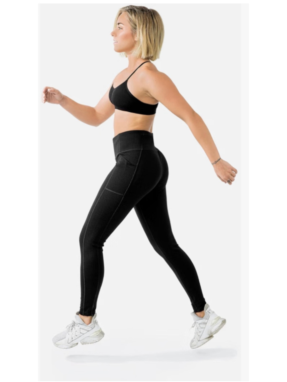 Women's Ibex Lizzi Wool Leggings Black Size L